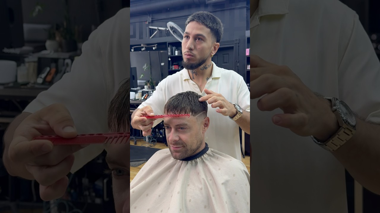 French crop & Skin fade 🫰🏻 #barber #haircut #fade #chicago