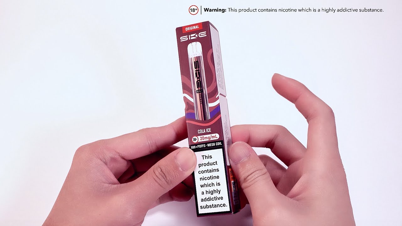 SKE Crystal Bar pod vape kit: how to use