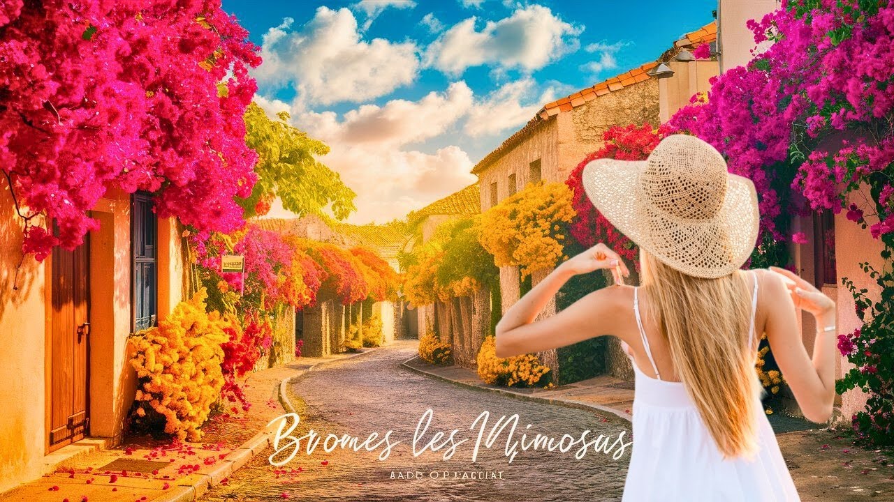 The Most Beautiful Flower Village in France BORMES LES MIMOSAS