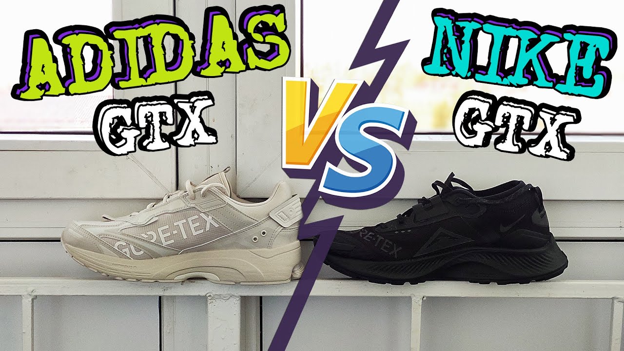 Adidas Spiritain GTX vs Nike Pegasus Trail GTX + Тест Водой