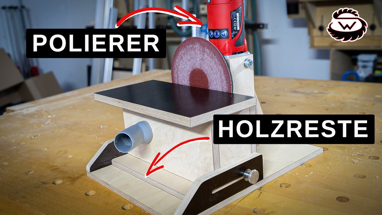 TELLERSCHLEIFER für NUR 50€ aus einem WINKELPOLIERER bauen 😱