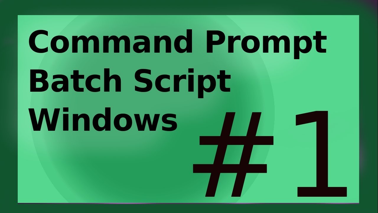 CMD/Batch Script #1(Wstęp, dir, cd, shutdown, echo, cls)