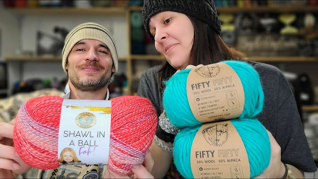 New yarn Lionbrand yarn | Unboxing Yarn | Bag O day Crochet