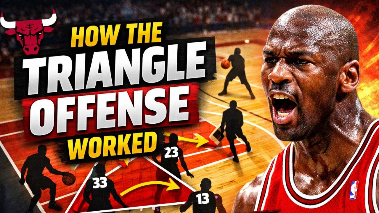 The Triangle Offense Explained - How It Helped Michael Jordan Lead The Bulls To Championships