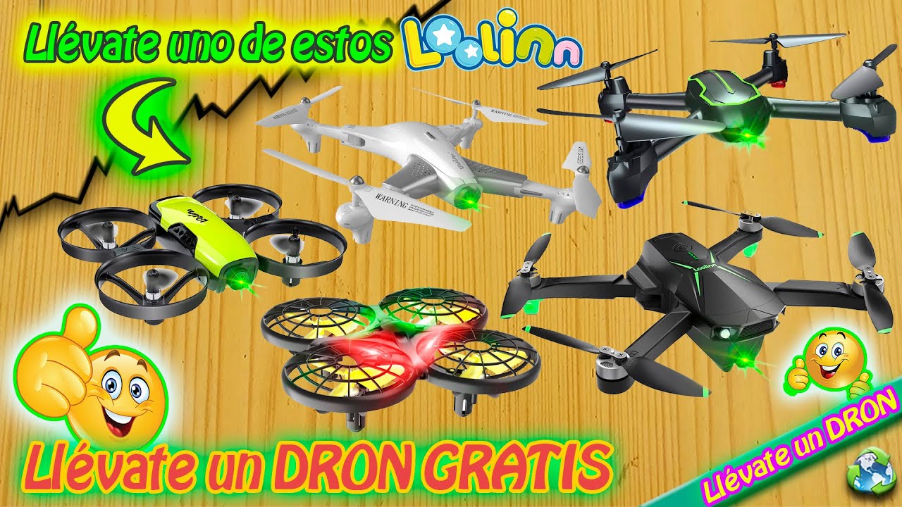 Llévate GRATIS unos de estos drones Loolinn