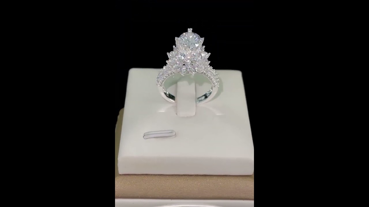 925 Sterling silver rings Women's Vintage  #czdiamond #925sterlingsilver #handmaderings