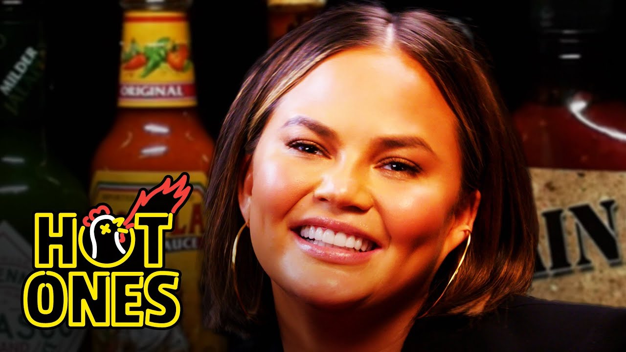 Chrissy Teigen Gets Drunk on Spicy Wings | Hot Ones
