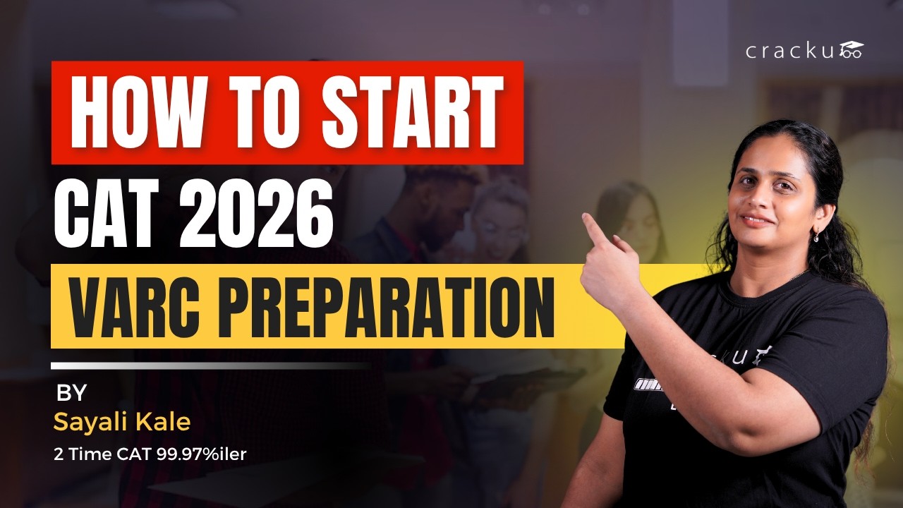 How To Start VARC Preparation CAT 2026 | CAT VARC Strategy By Sayali Ma'am (2 Time CAT 99.97%iler)