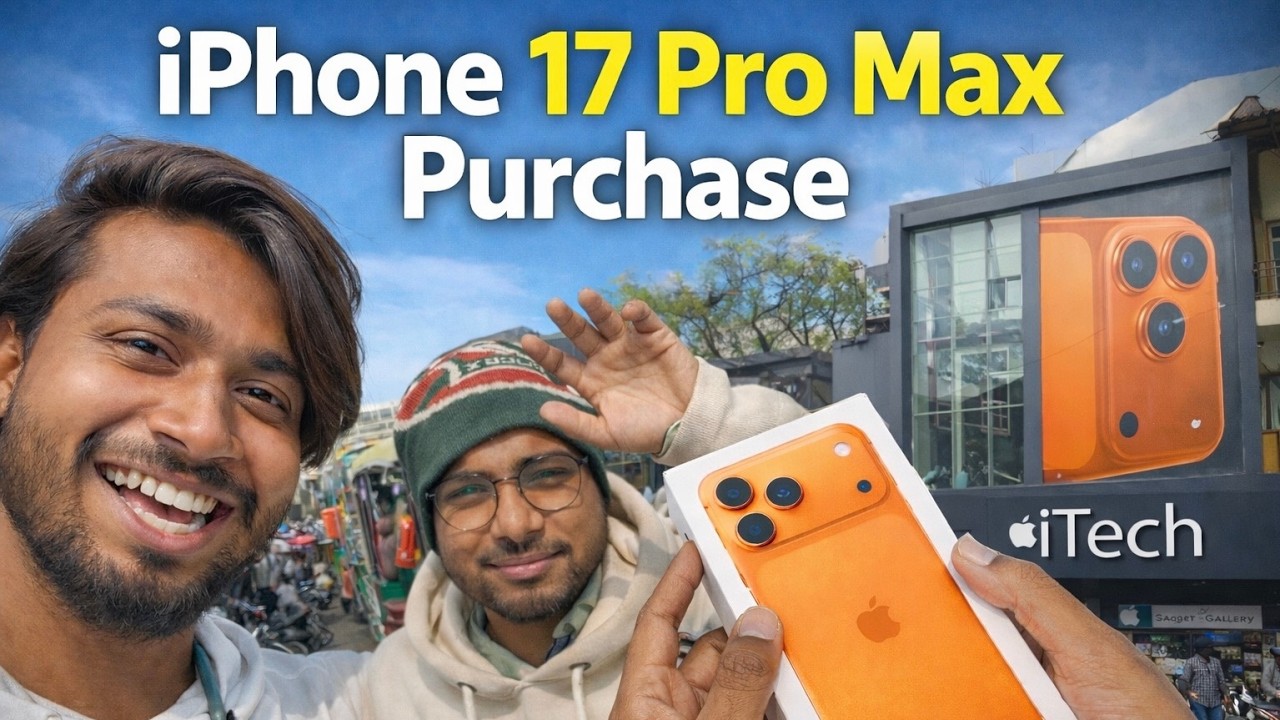 Unexpected Surprise 😍| Dost Ke Saath iPhone 17 Pro Max Purchase 📱🔥+ Game Friend Real Life Meet 🤝✨