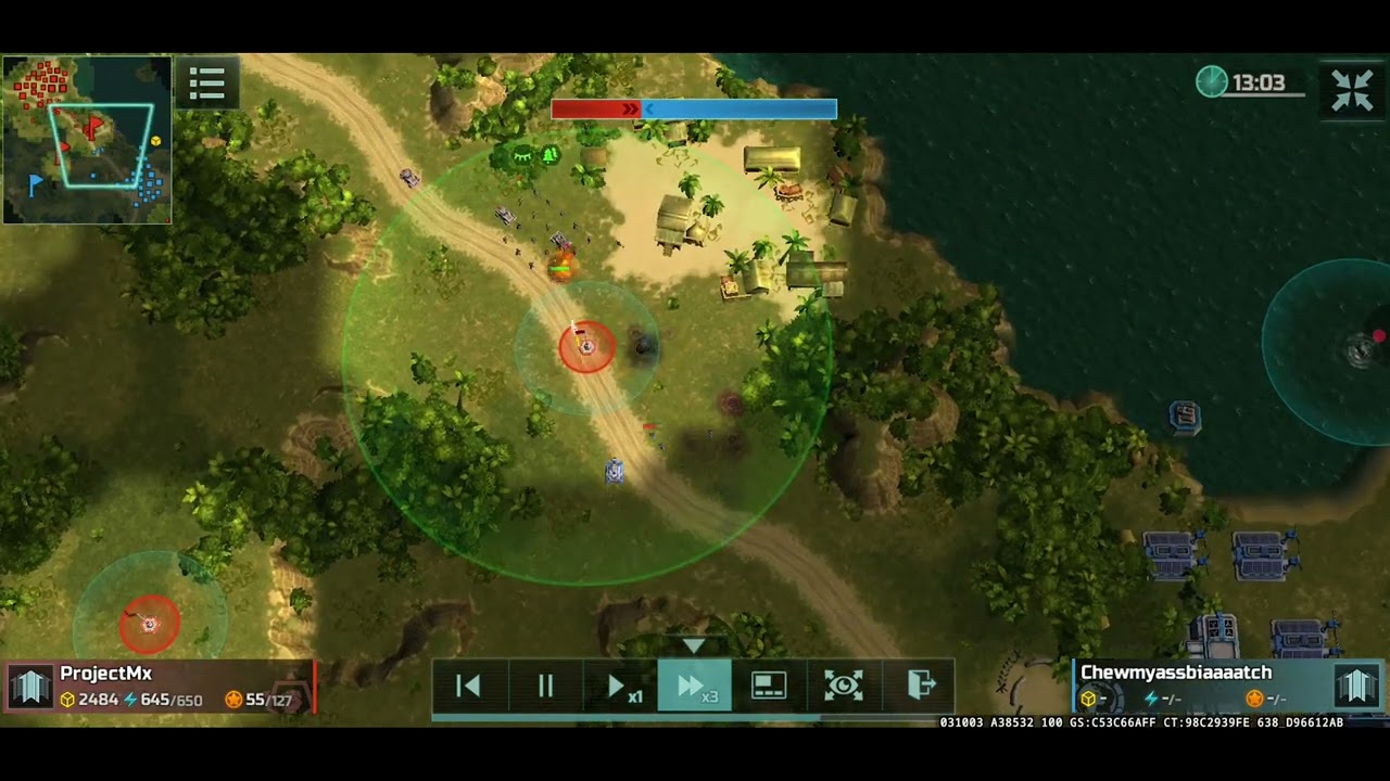 AOW3 1vs1 PM ワスプで海コンテナ回収、旗タワー作戦を阻止