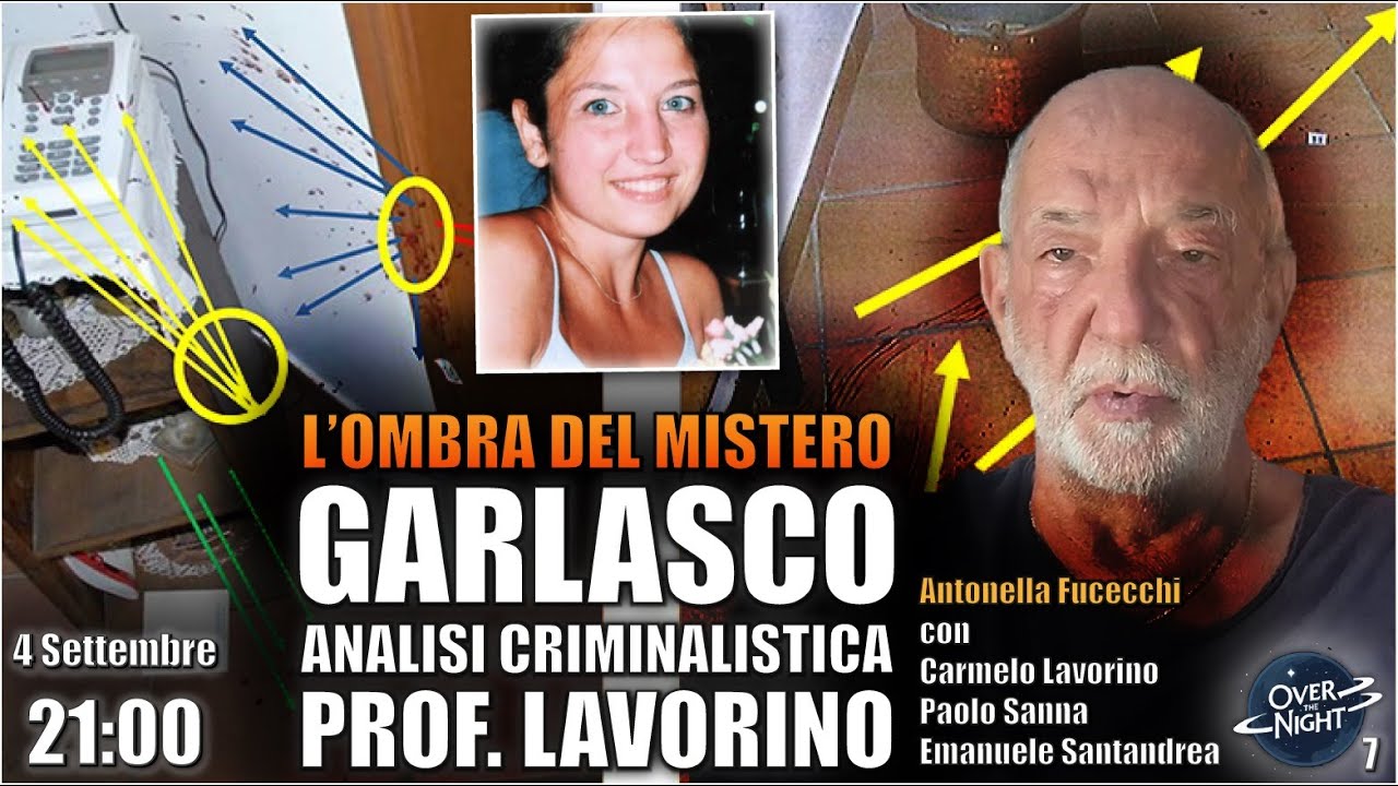 17 GARLASCO: OverTheNight: Antonella Fucecchi approfondisce col Prof.  Lavorino dinamica del delitto
