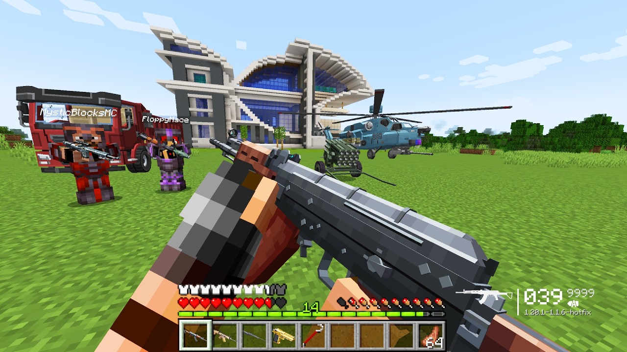 Pillager King Hid a LUXURY Emerald Mansion… So We Raided It with MODERN WEAPONS! 💎🔥😱