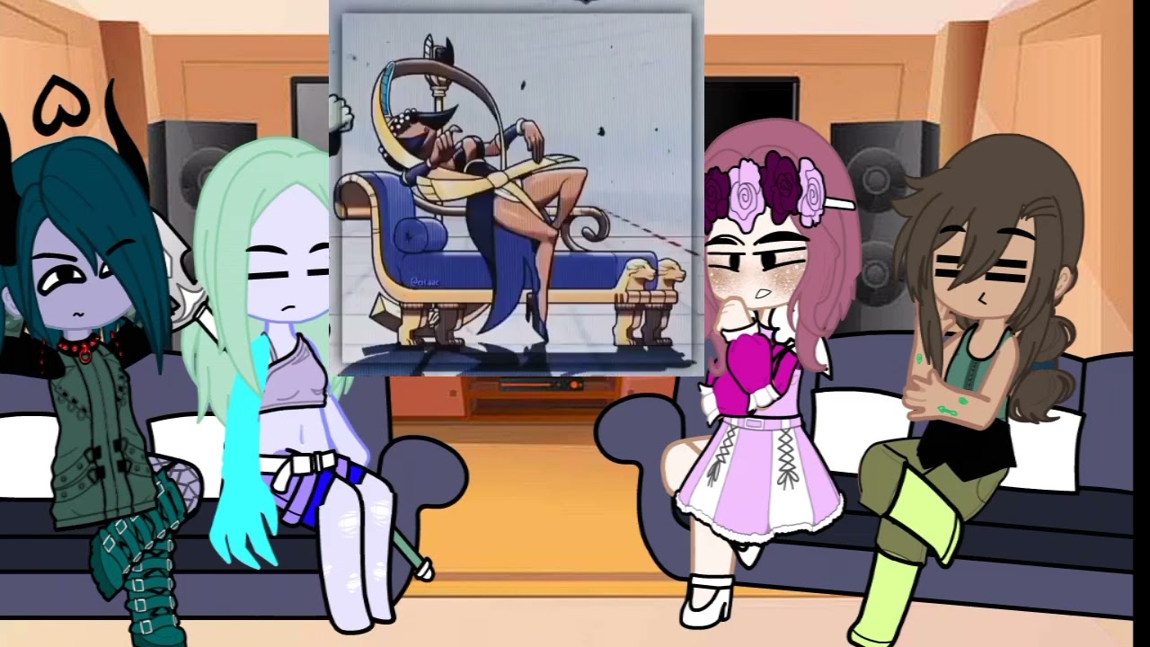 ✰реакция моих персонажей на skullgirls ✰ /чит.опис\