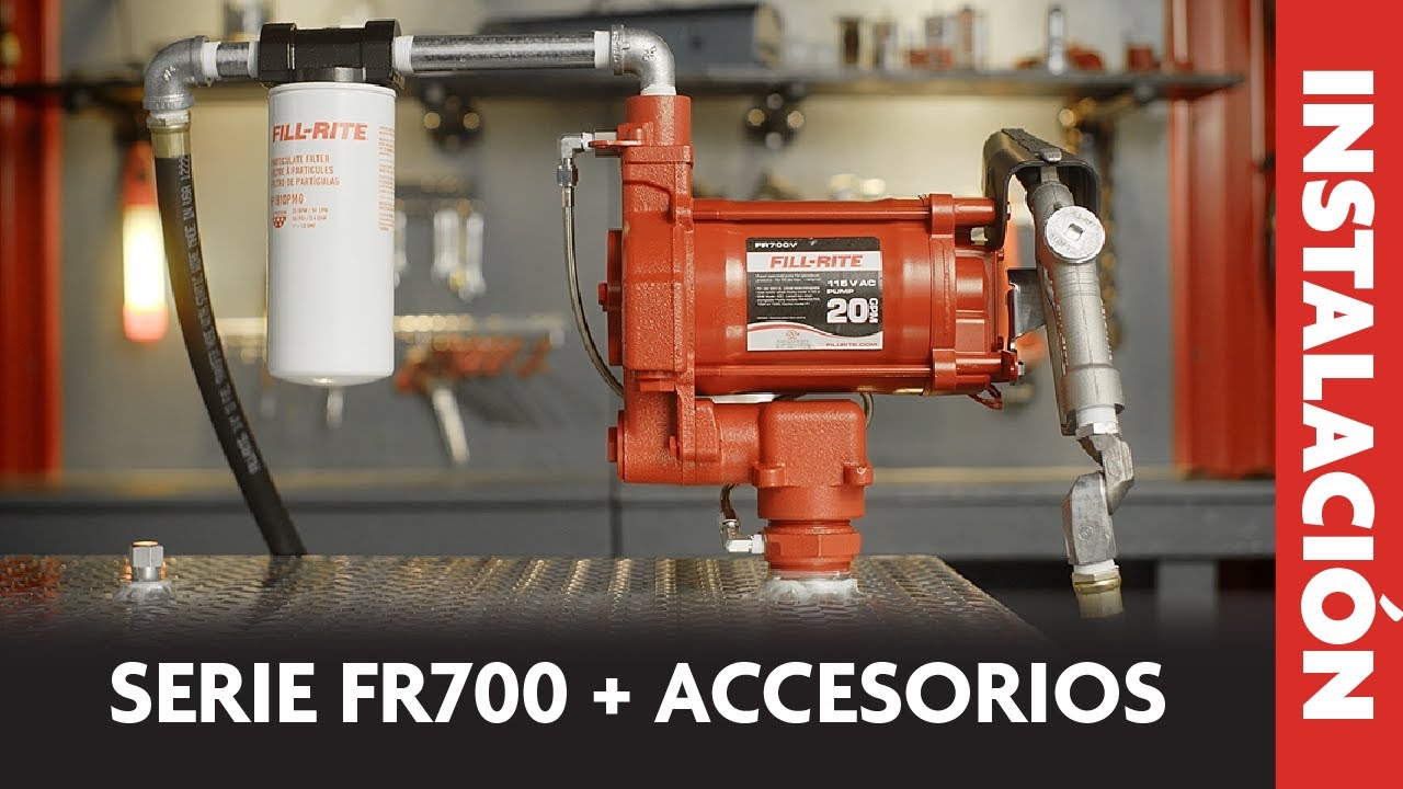 Instalación de accesorios de transferencia de combustible Fill-Rite