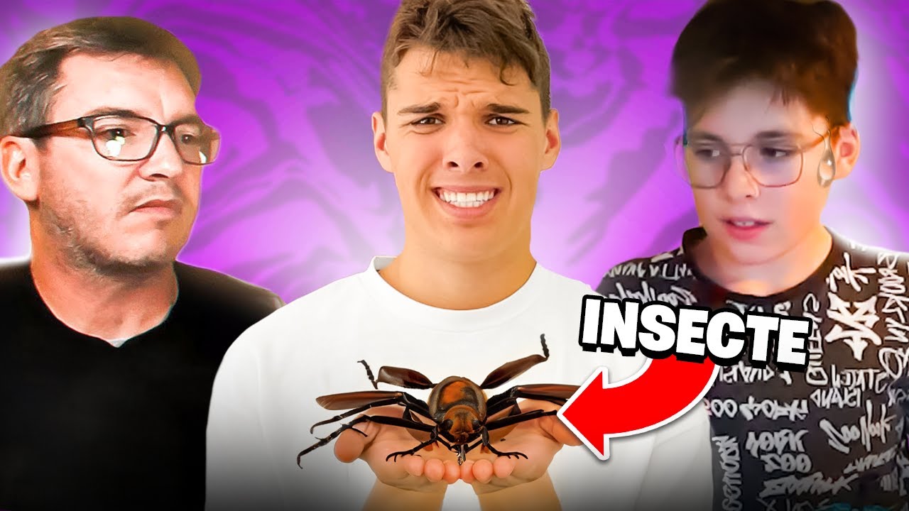 JE FAIS MANGER DES INSECTES À MA FAMILLE