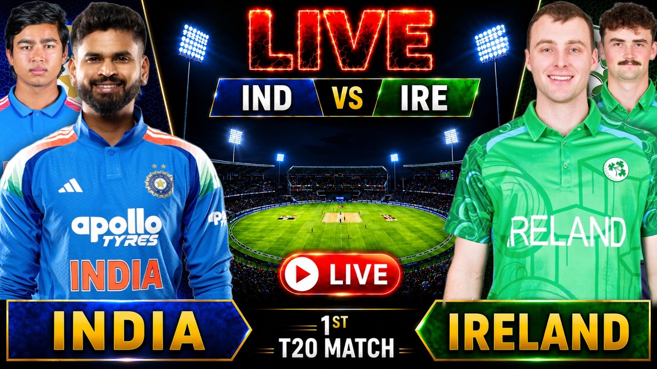 🔴 Live India vs Ireland 1st T20 Match Today | IND vs IRE 1st Match Live Match Last 5 overs