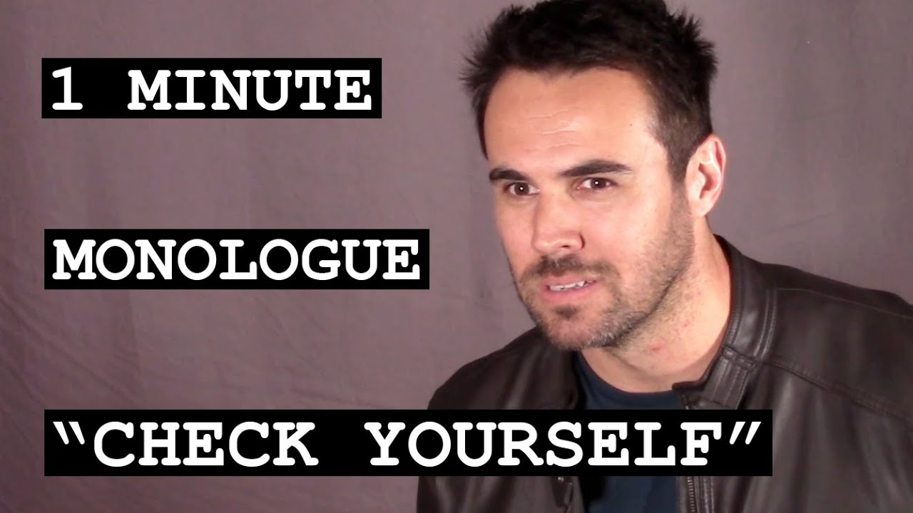 MONOLOGUE - 1 Minute Monologue Frustration between friends (written & performed by me) - 2020