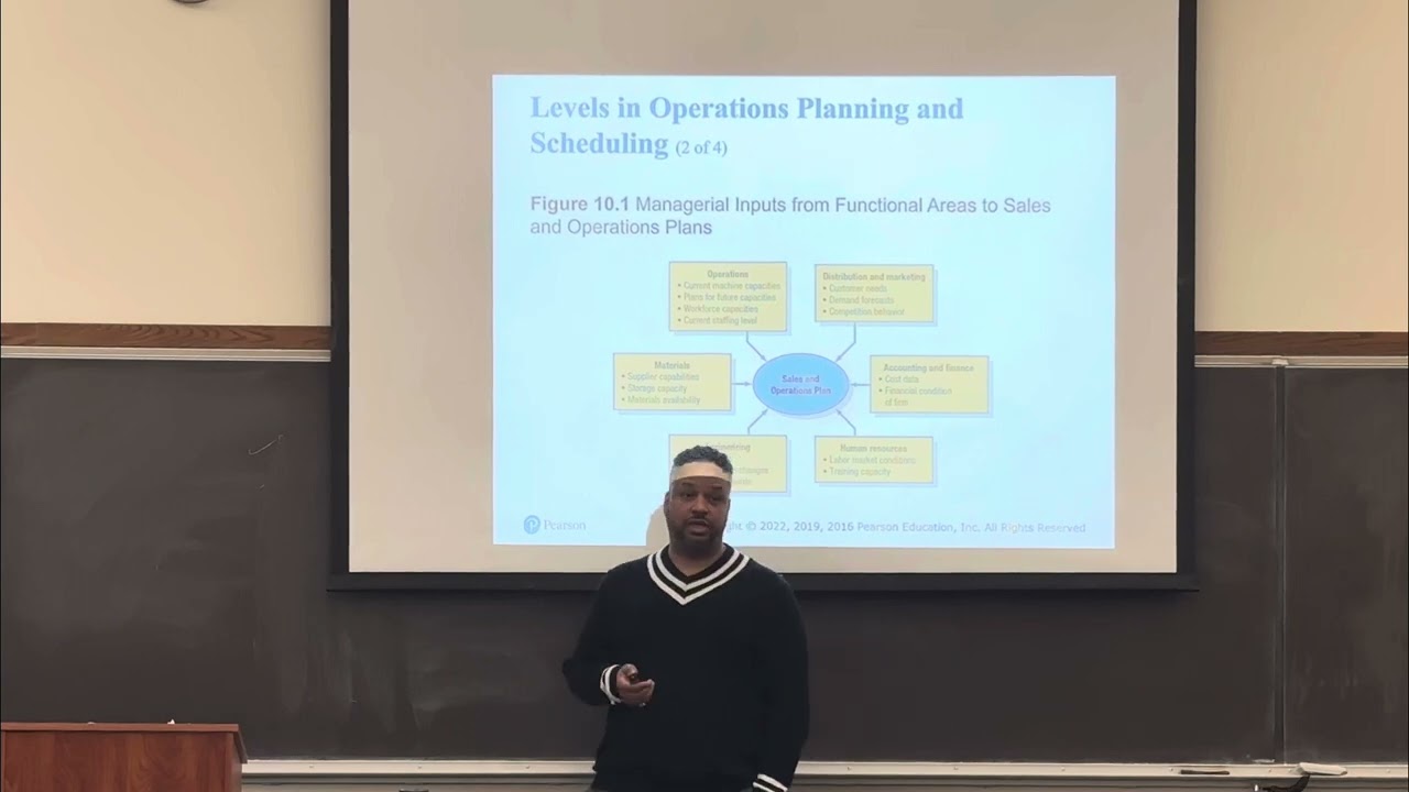 OPERATIONS PLANNING & SCHEDULING LECTURE WITH DR. ROSS