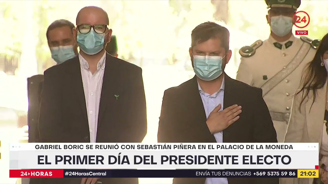 El primer día del Presidente electo: Gabriel Boric se reunió con Sebastián Piñera en La Moneda