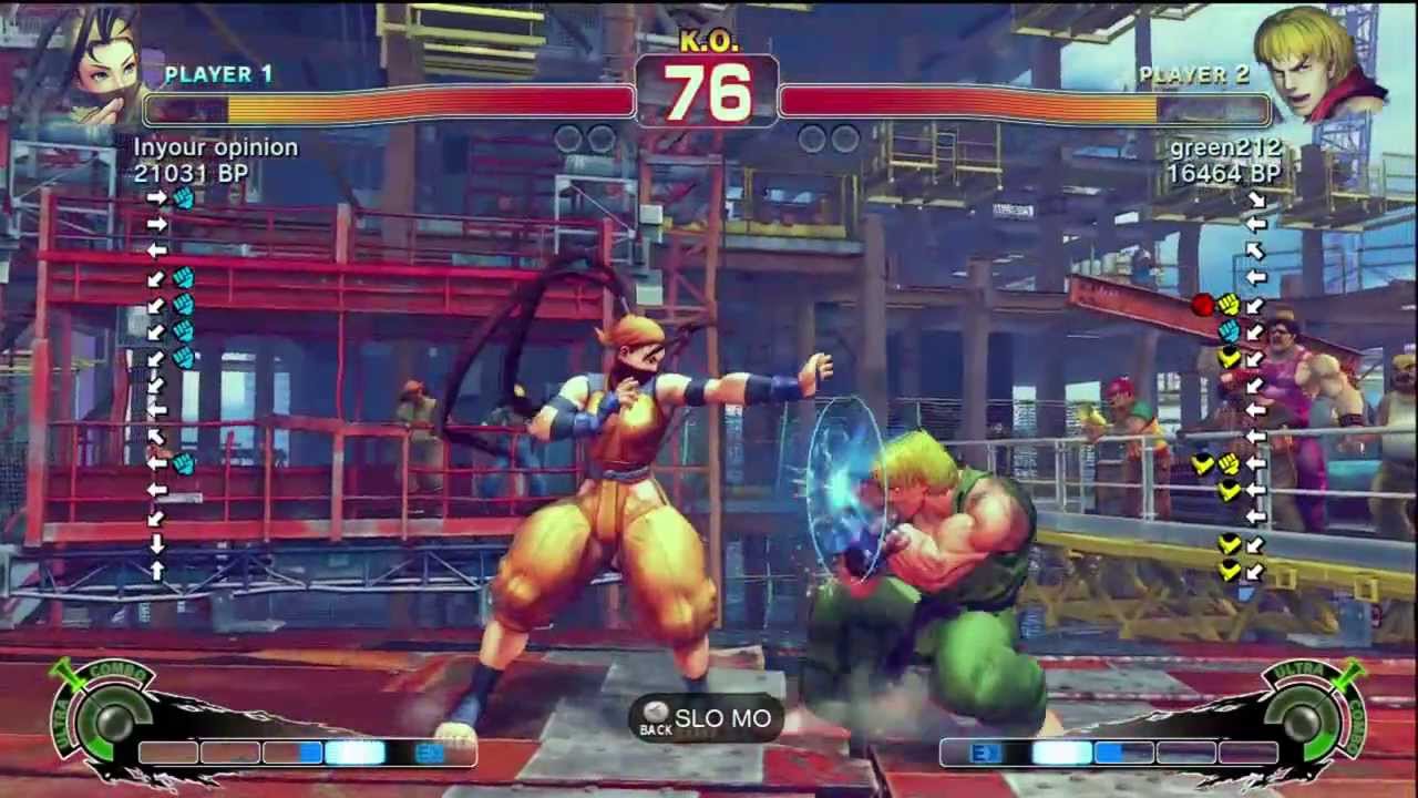 Momochi [Ken] vs Iyo [Ibuki] SSF4 Japanese Online Ranked Matches - TRUE-HD Matches 1 & 2