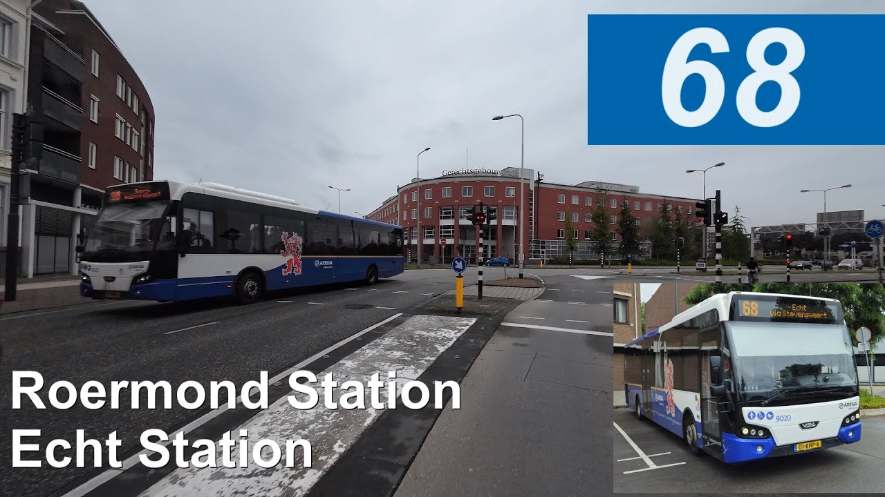 Arriva lijn 68: Roermond Station - Echt Station | Arriva Limburg | Arriva 9020 | 2024