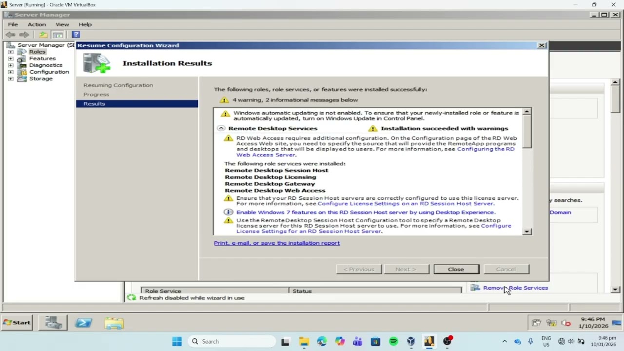 Remote Desktop in Windows Server 2008 R2