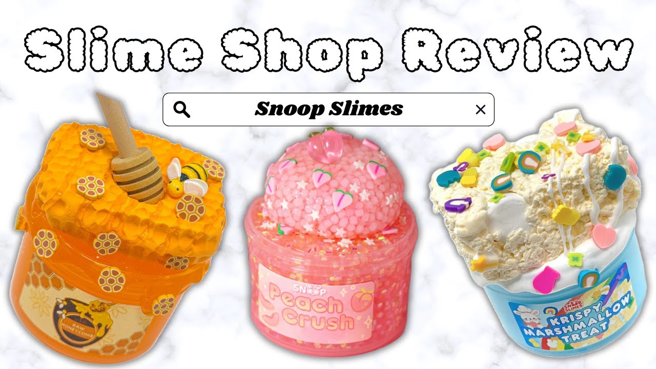 Snoop Slimes | Slime Shop Review | 100% Honest Review | No Talking | ASMR