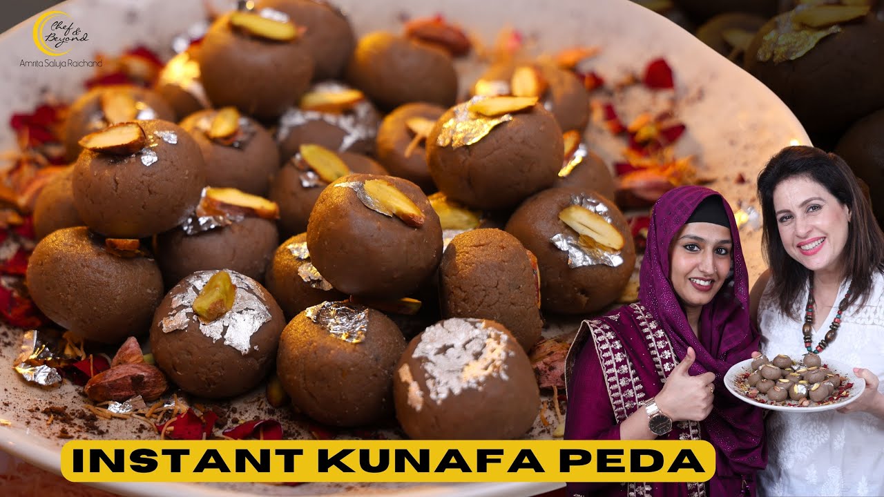Kunafa Peda Recipe I Instant Kunafa Recipe | Peda Recipe | Chef Amrita Raichand