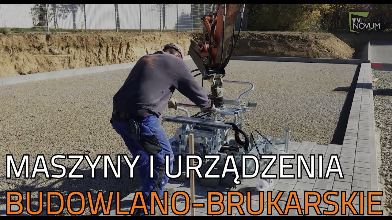 Brak ludzi to nie problem. Nowoczesne maszyny budowlane-brukarskie