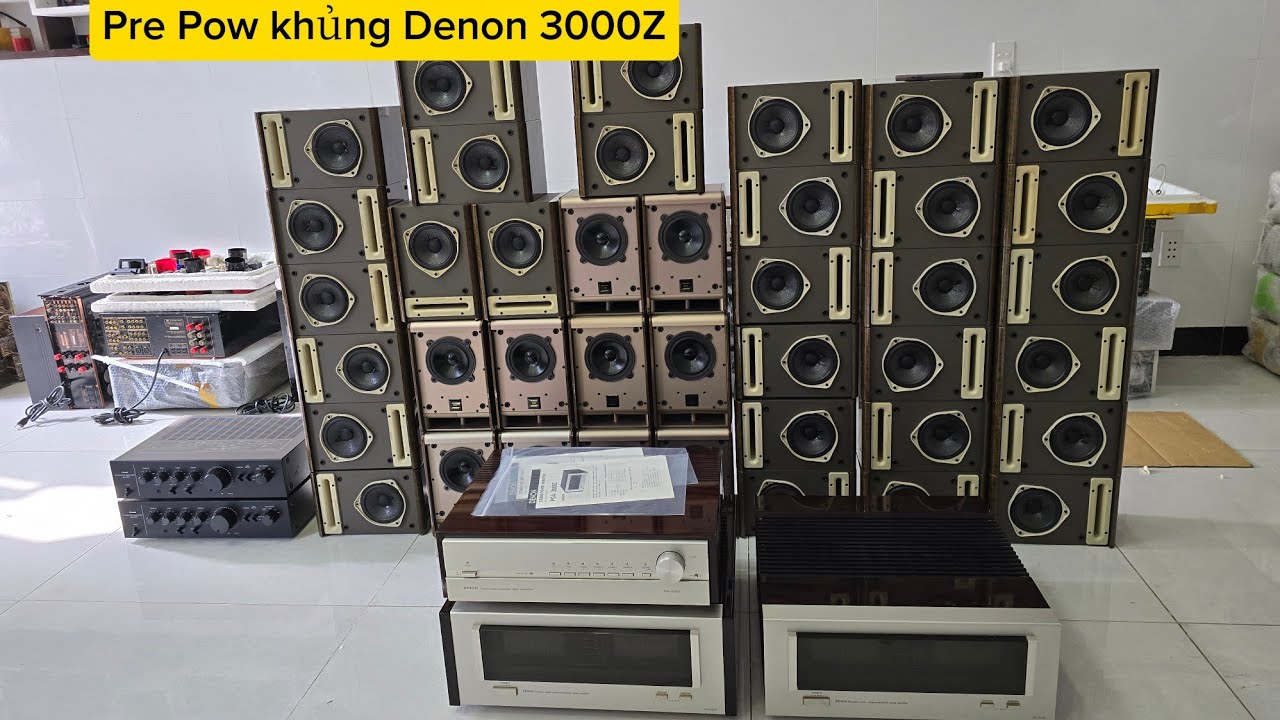 ĐÃ H. Ngày 16/1 Pre Pow khủng Denon 3000Z. LOA BOSE rất nhiều