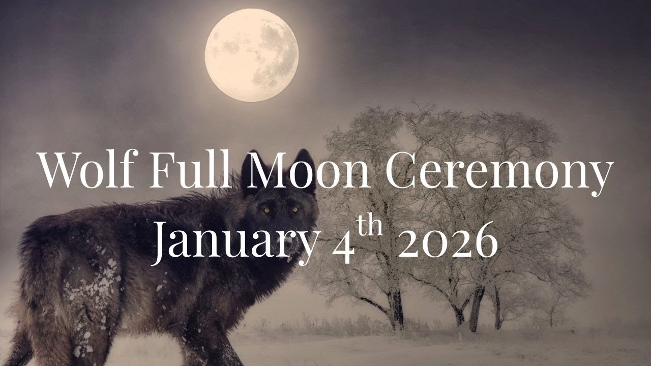 Wolf Full Moon Ceremony Jan 4th 2026