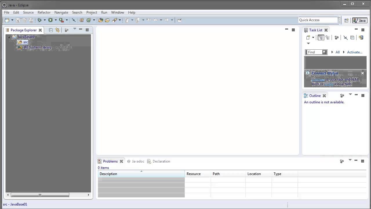 Java (Playlist 1) corso base ITA 6: l'IDE Eclipse ed il nostro primo 'progettino ino ino' Java