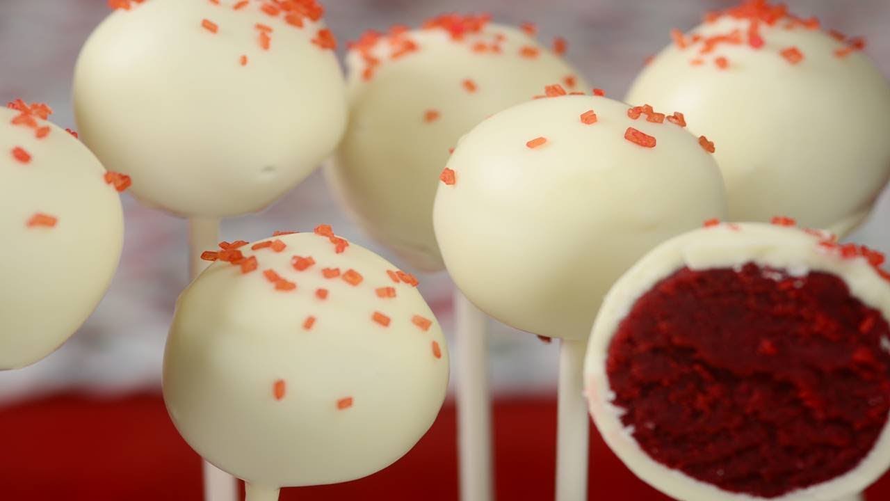 Red Velvet Cake Pops Recipe Demonstration - Joyofbaking.com