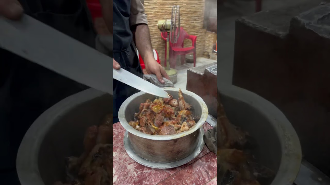Steam Mutton Dumpukht | Khyber Charsi Tikka Shop | BBQ Mutton Tikka
