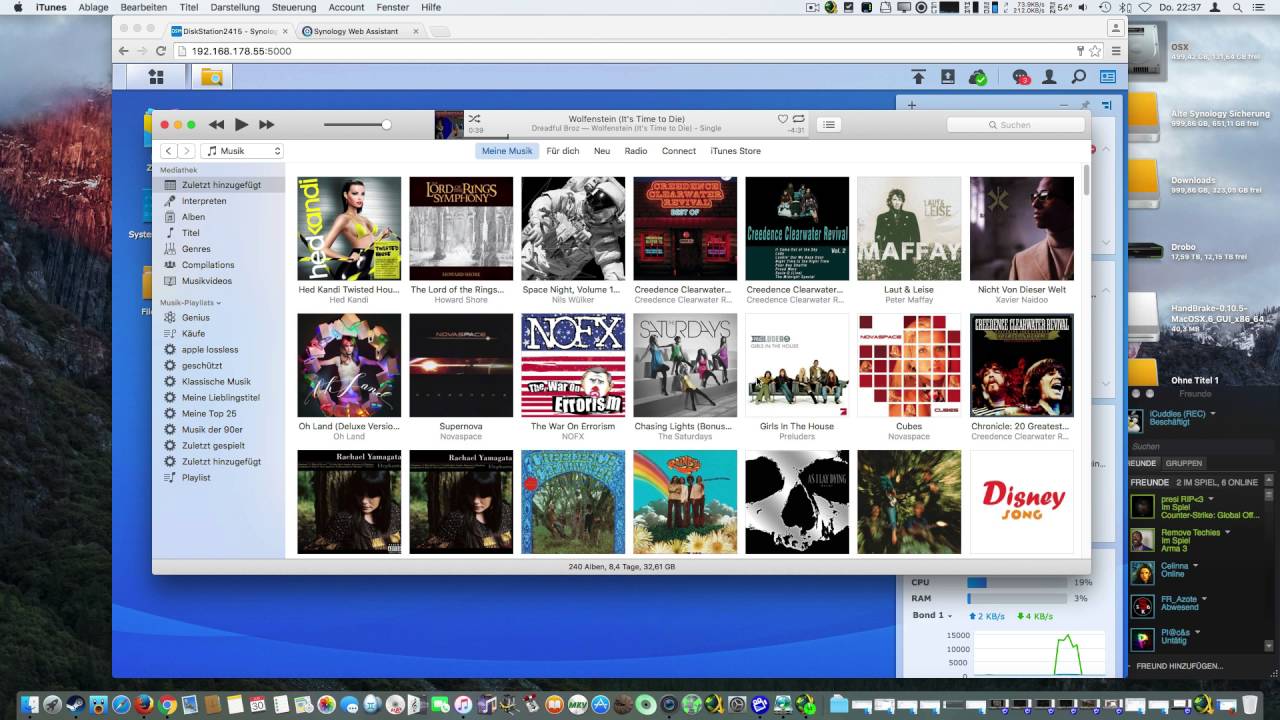 iTunes Server#02 auf Synology einrichten und konfigurieren