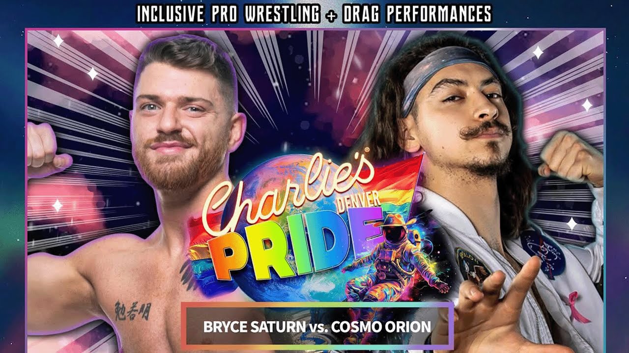 FULL MATCH Bryce Saturn vs Cosmo Orion - Wrestledrag Pride Week at Charlies! (Denver CO)