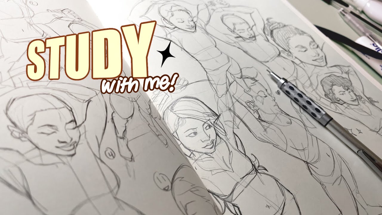 Facing my fears! Real-time sketch/study sesh (੭&bull;̀ᴗ&bull;̀)੭