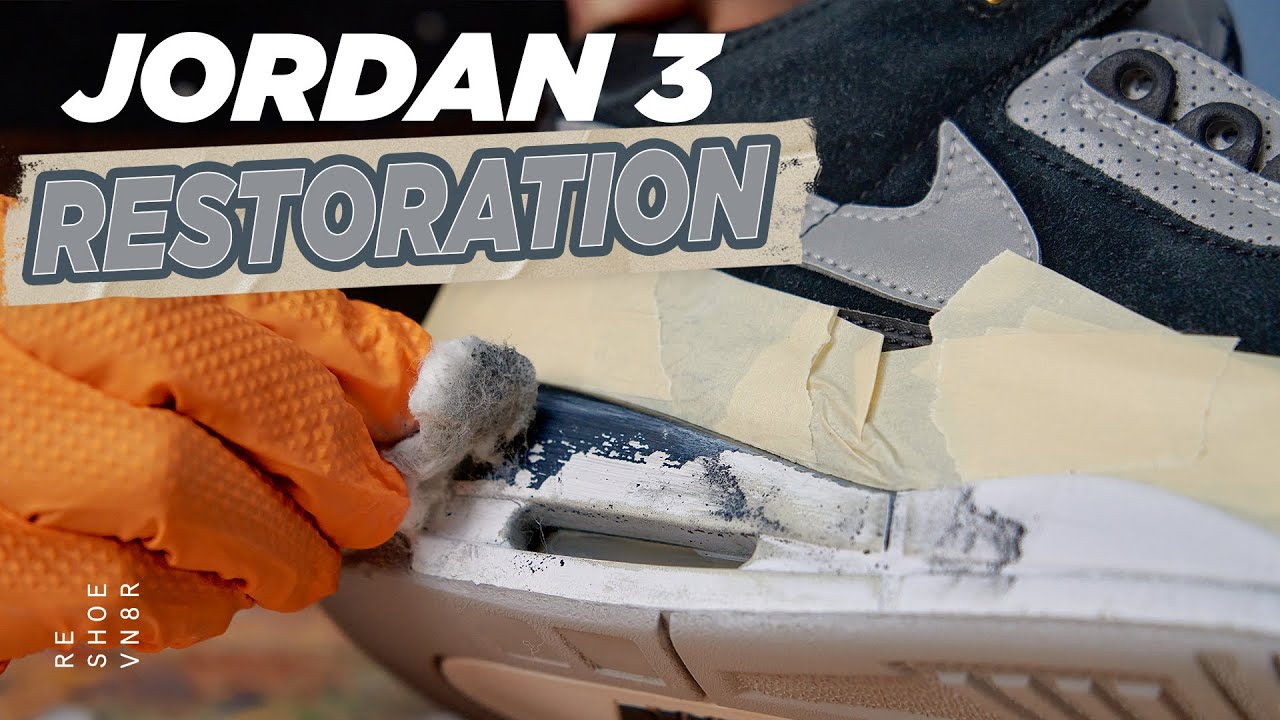 Jordan 3 Retro Tinker Black Cement Restoration