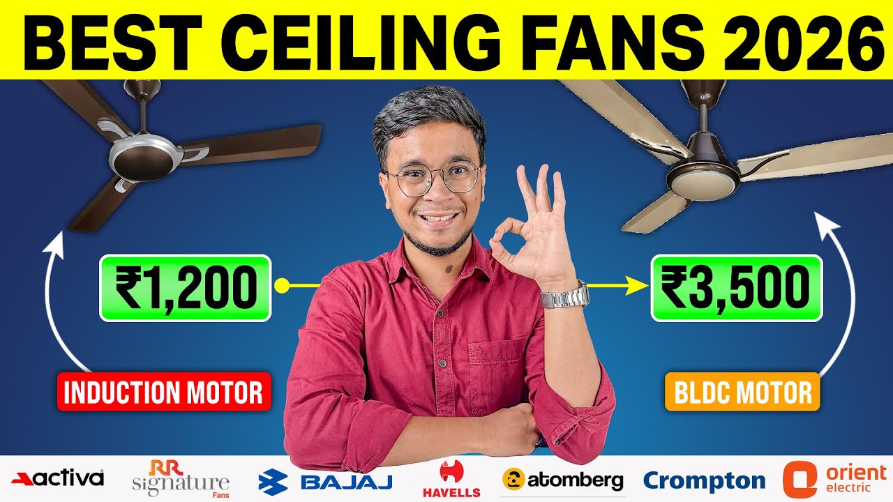 Best Ceiling Fan in India 2026 🔥 Top BLDC Fan for Home 🔥 Best Fan Under ₹1,200 to ₹3,500