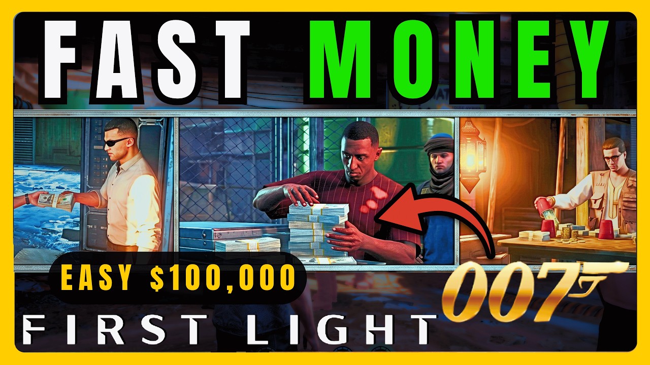 Как быстро заработать на аукционе ($100 000) | 007 First Light