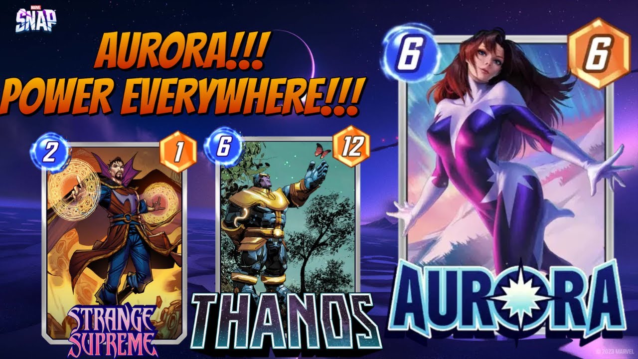 Aurora Is INSANELY Strong! Thanos Syenrgy Breakdown + Season Pass Giveaway | Marvel SNAP