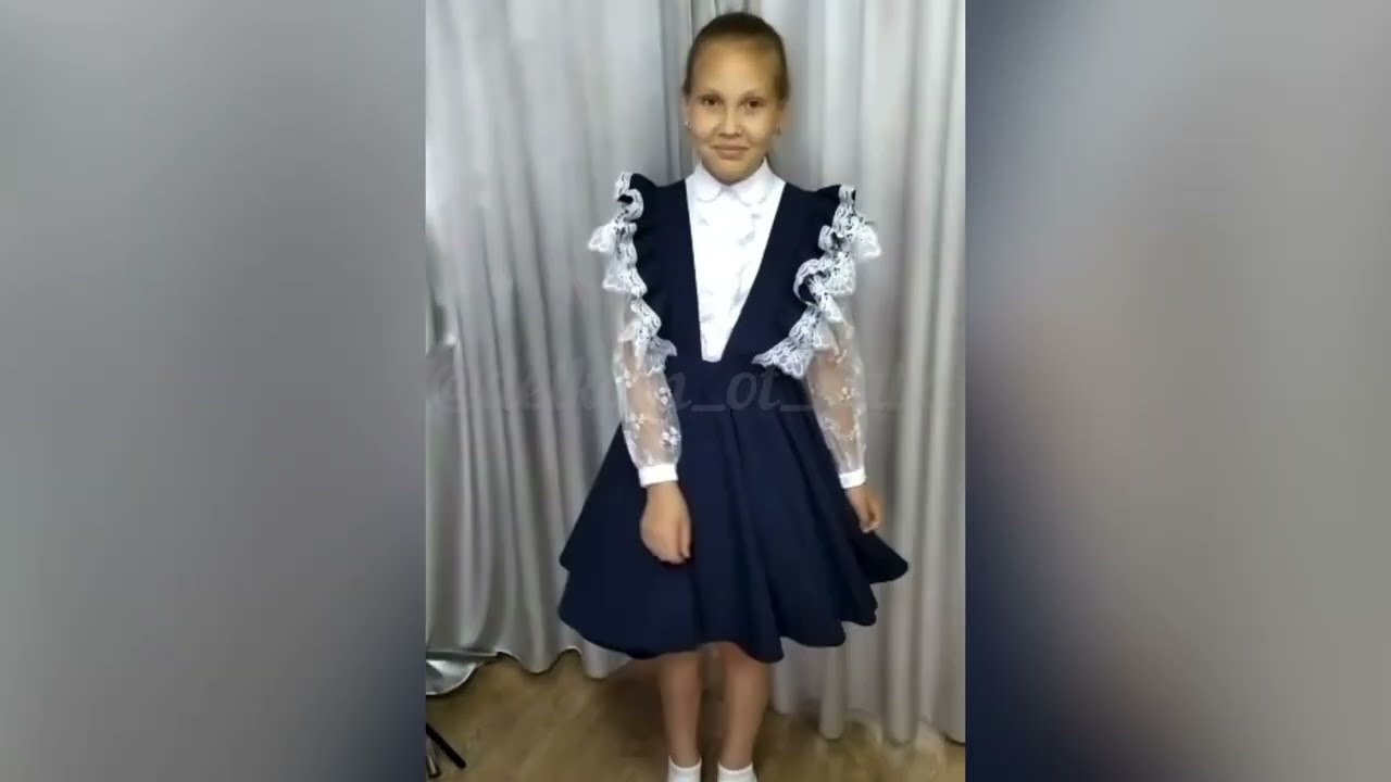 Шьём школьный сарафан