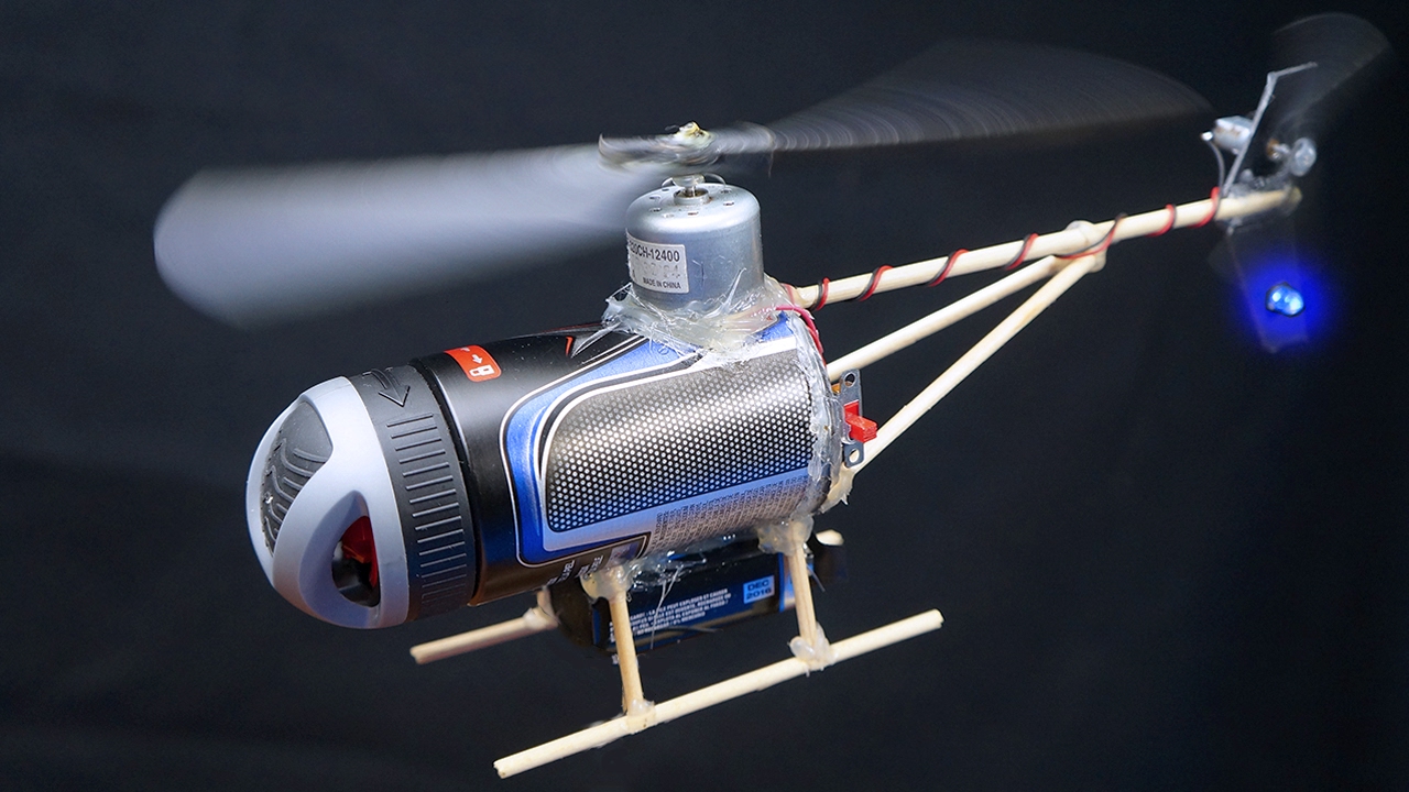 COMO FAZER UM HELICÓPTERO ELÉTRICO COM SUCATAS
