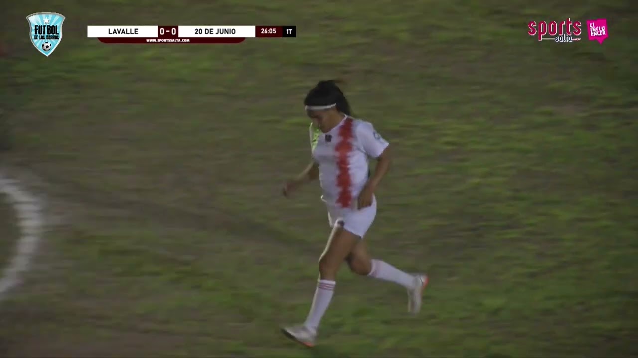 FUTBOL DE LOS BARRIOS -  FEMENINO LAVALLE 0 VS 20 DE JUNIO 1