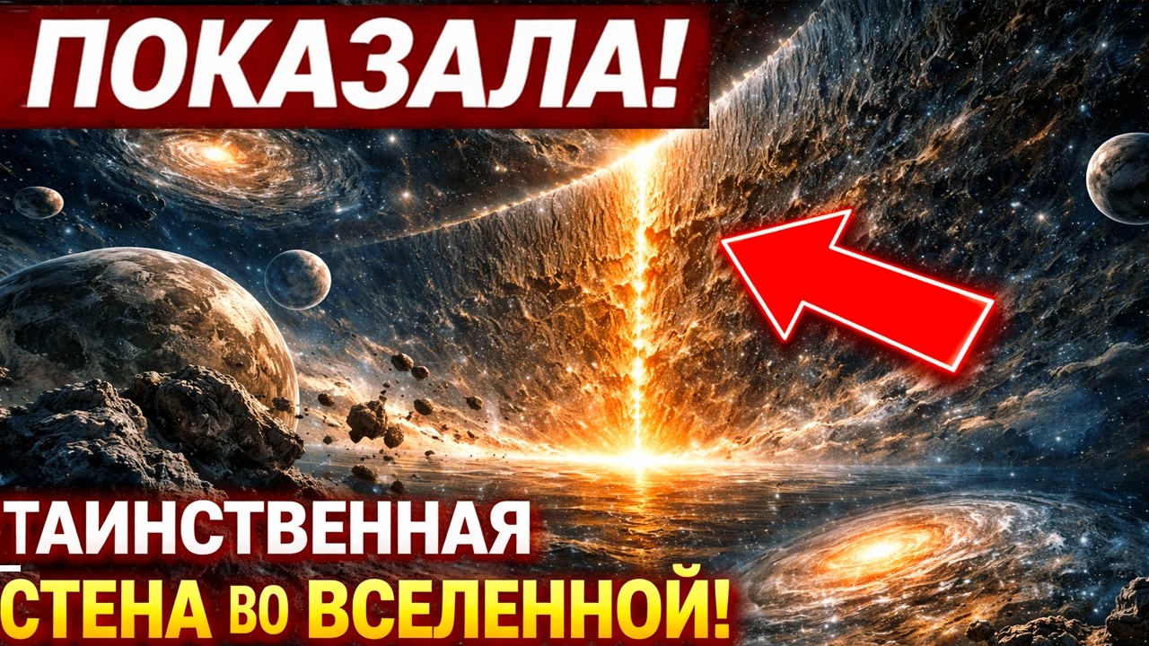 НАСА наконец ПОКАЗАЛА! Таинственная стена во Вселенной — Ученые в недоумении...