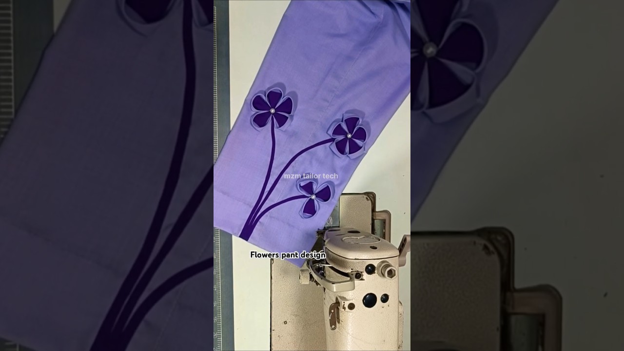 flowers Pant Design Trouser ke design #trending #shorts #shortvideo