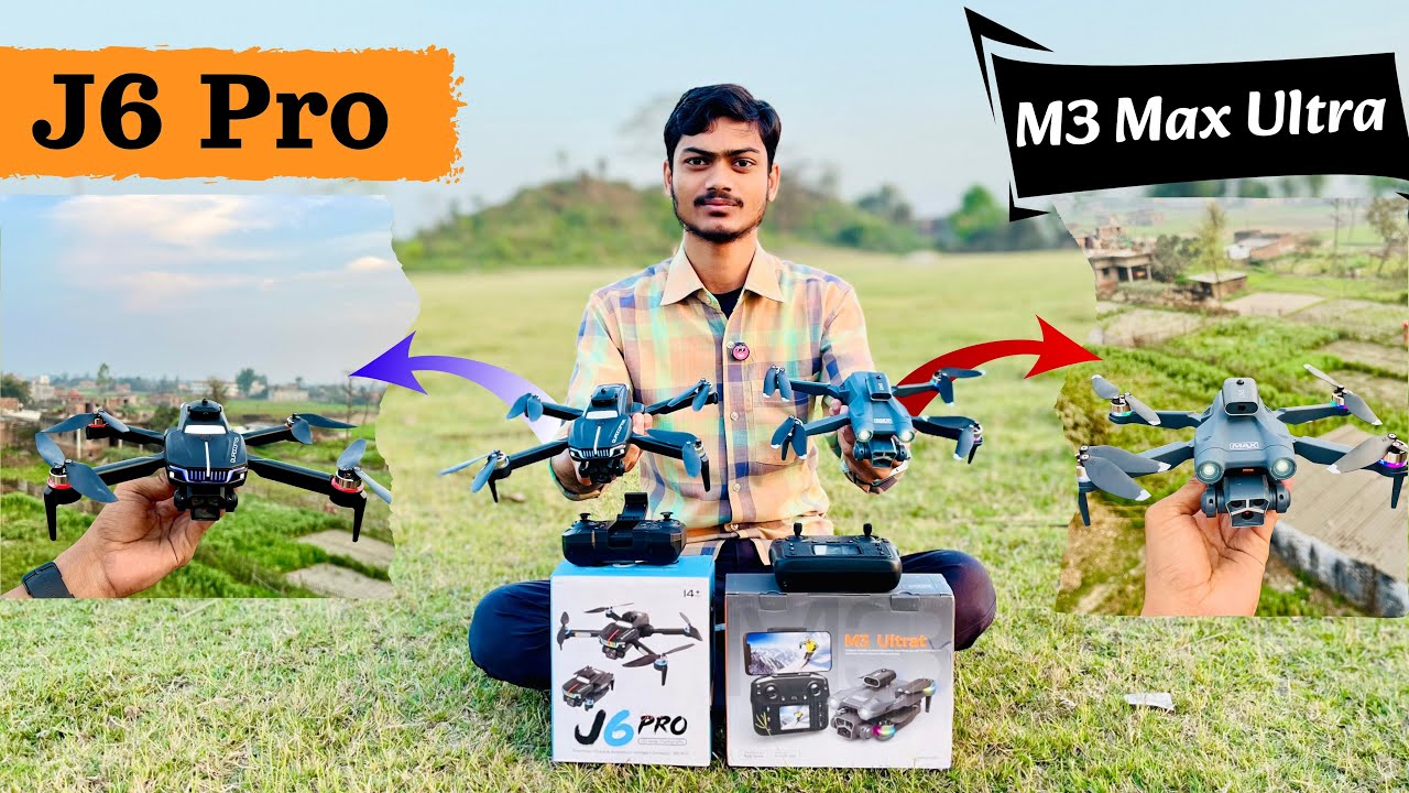 J6 Pro Drone vs M3 Max Ultra Real Comparison! Kaunsa Drone Best Hai Camera, Range, Battery 🔥