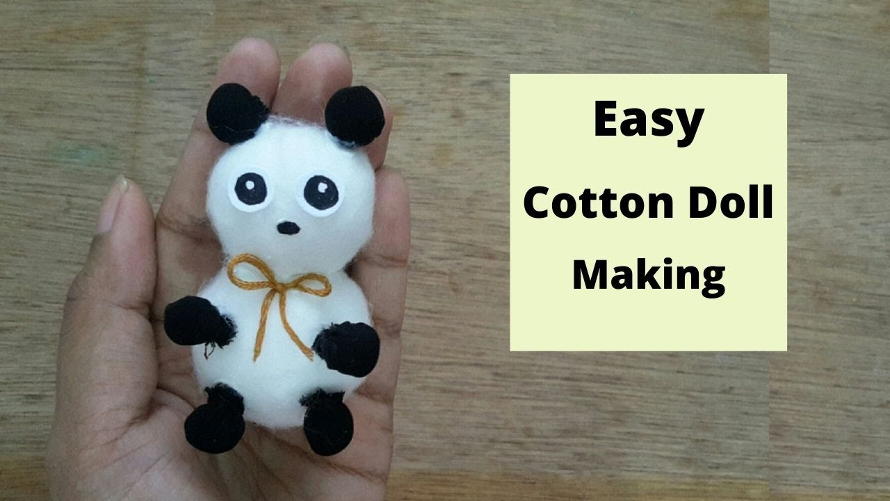 Cute Handmade Cotton Doll Making / How to make Cotton Doll By Aloha Crafts