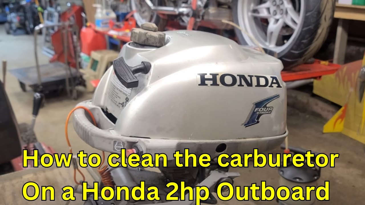 Servicing a Honda BF 2.3 2hp 4 stroke outboard motor carburetor + more!