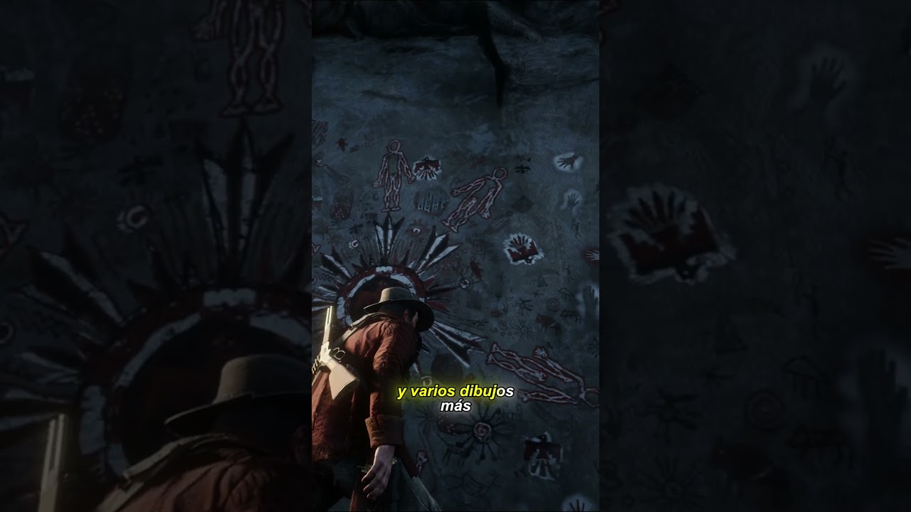 UBICACION DE LA CUEVA CON DIBUJOS EXTRAÑOS EN RED DEAD REDEMPTION 2 #rdr2 #reddeadredemption